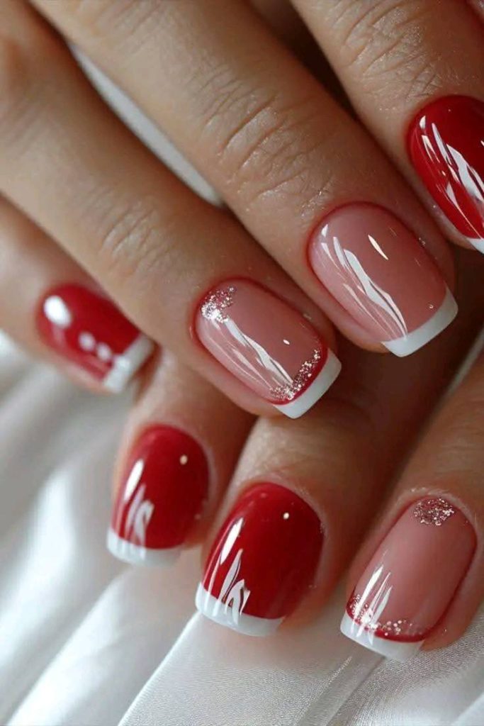 15+ Stunning Red and White Nail Designs You Need to Try (DIY Friendly!) 17 15+ Stunning Red and White Nail Designs You Need to Try (DIY Friendly!)