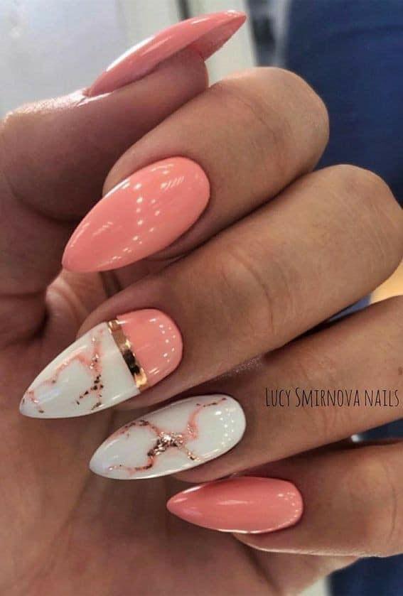 20 Stunning Peach Nail Designs to Inspire Your Next Manicure (DIY Tips Included!) 17 20 Stunning Peach Nail Designs to Inspire Your Next Manicure (DIY Tips Included!)
