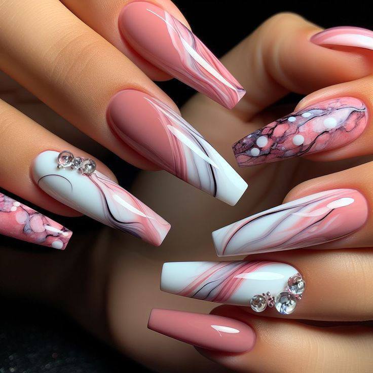 20+ Elegant Pink & White Nail Art Designs You NEED to Pin Immediately! ✨ 54 20+ Elegant Pink & White Nail Art Designs You NEED to Pin Immediately! ✨
