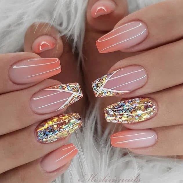 Glamorous DIY Nail Art: Recreate Stunning Ombre & Glitter Looks at Home 17 Glamorous DIY Nail Art: Recreate Stunning Ombre & Glitter Looks at Home