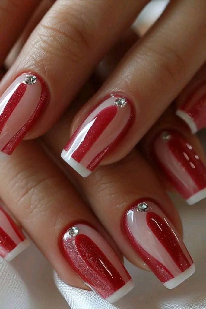 15+ Stunning Red and White Nail Designs You Need to Try (DIY Friendly!) 17 15+ Stunning Red and White Nail Designs You Need to Try (DIY Friendly!)