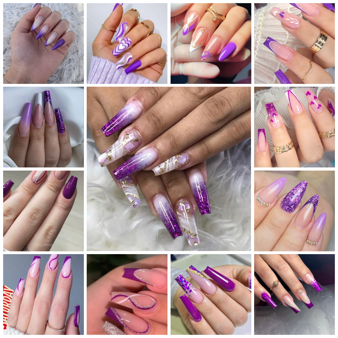 Glam Purple Nail Designs: Get These Stunning Looks at Home!