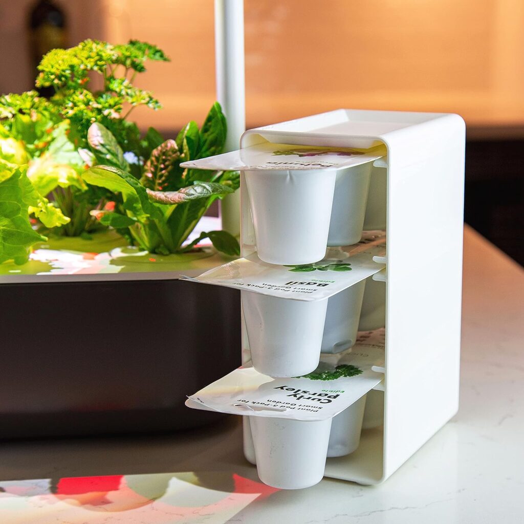 Storage Rack for Click and Grow Pods - Compatible with the Smart Garden Plant Pods of Your Click and Grow Indoor Herb Garden - Organize your Click and Grow Smart Garden Smart Garden Pods