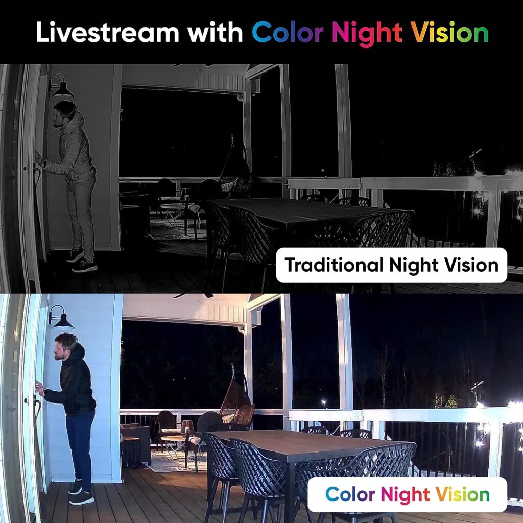 WYZE Cam OG Indoor/Outdoor 1080p WI-Fi Smart Home Security Camera with Color Night Vision, Built-in Spotlight, Motion Detection, 2-Way Audio, Compatible with Alexa  Google Assistant, White (2-Pack)