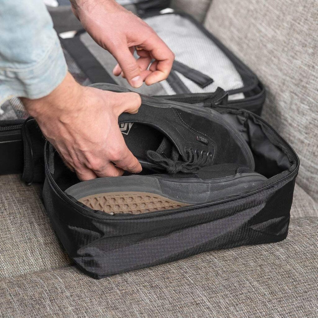 Nomatic Shoe Cube: Shoe Packing Cube For Travel, Sneaker Bag, Shoe Travel Bag For Luggage