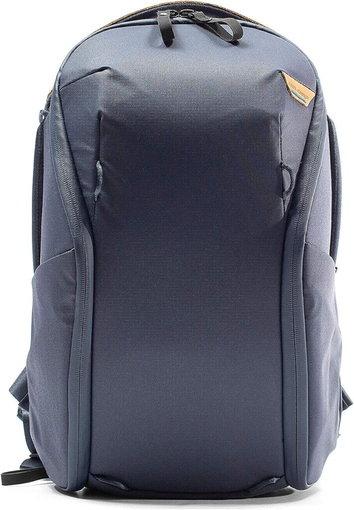 Peak Design Everyday Backpack Zip 15L Midnight, Carry-on Backpack with Laptop Sleeve (BEDBZ-15-MN-2)