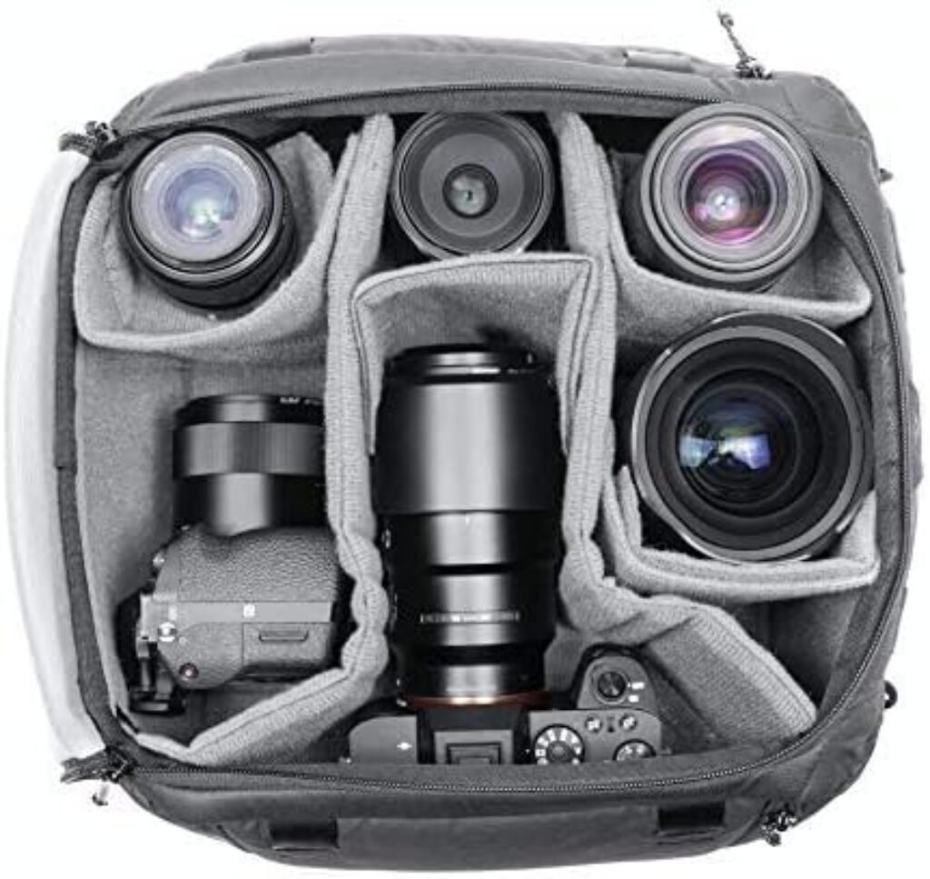 Peak Design Medium Camera Cube compatible with Peak Design Travel Bags (BCC-M-BK-1)