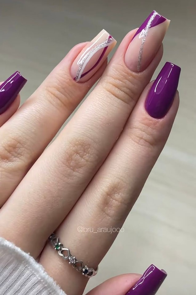Glam Purple Nail Designs: Get These Stunning Looks at Home! 17 Glam Purple Nail Designs: Get These Stunning Looks at Home!