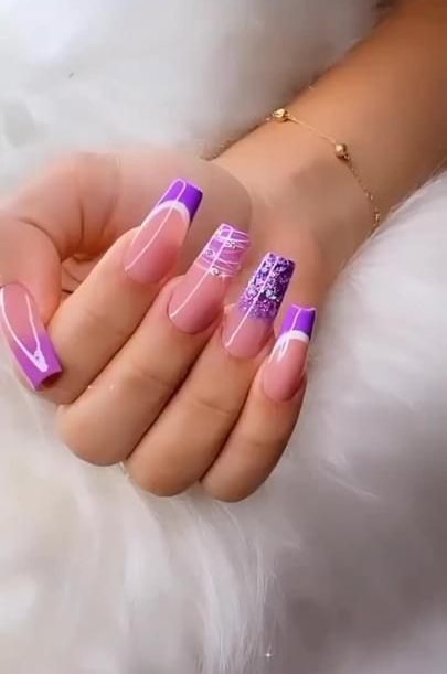 Glam Purple Nail Designs: Get These Stunning Looks at Home! 17 Glam Purple Nail Designs: Get These Stunning Looks at Home!