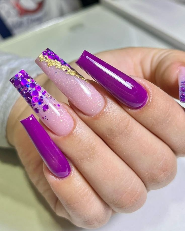 Glam Purple Nail Designs: Get These Stunning Looks at Home! 17 Glam Purple Nail Designs: Get These Stunning Looks at Home!