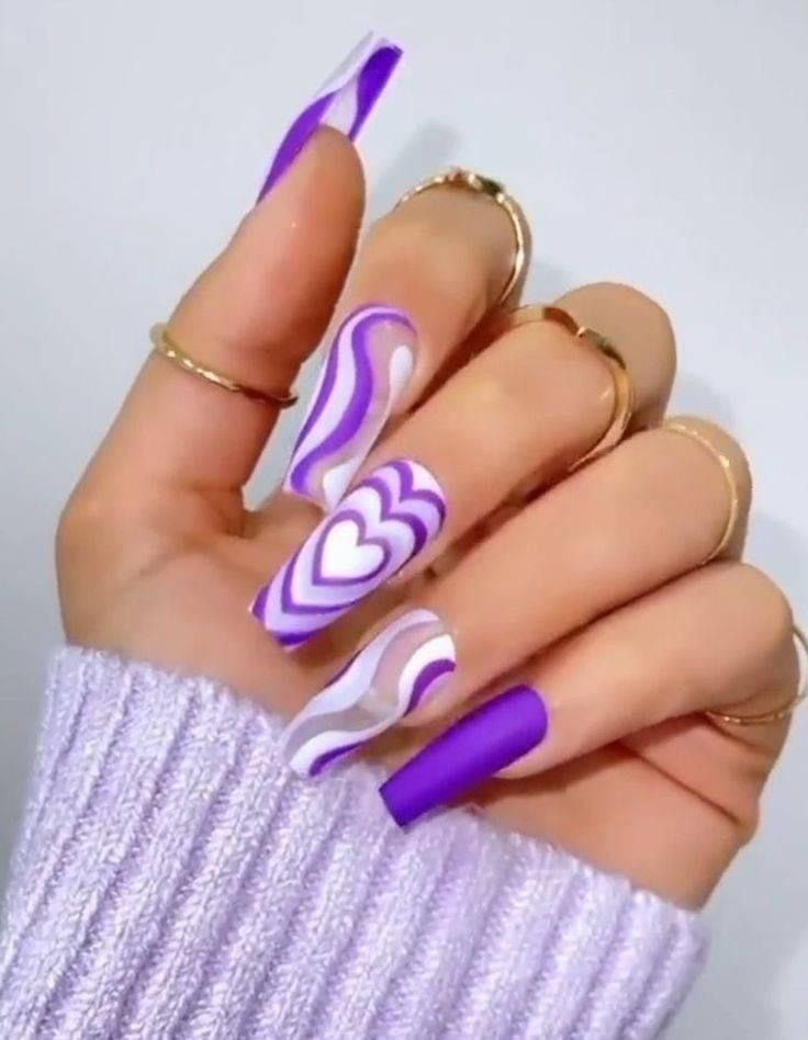 Glam Purple Nail Designs: Get These Stunning Looks at Home! 17 Glam Purple Nail Designs: Get These Stunning Looks at Home!