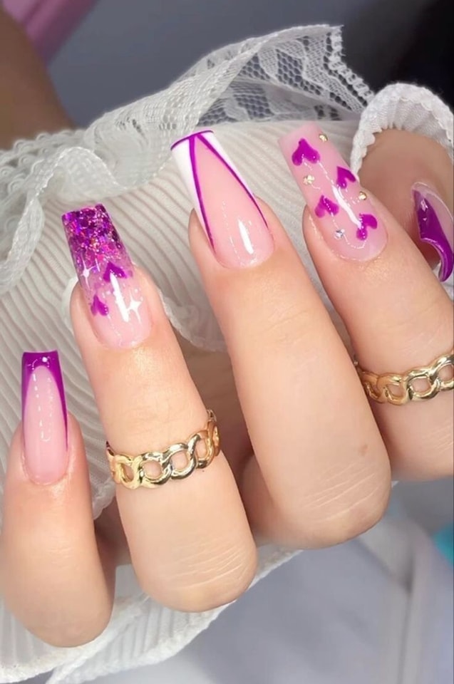 Glam Purple Nail Designs: Get These Stunning Looks at Home! 17 Glam Purple Nail Designs: Get These Stunning Looks at Home!