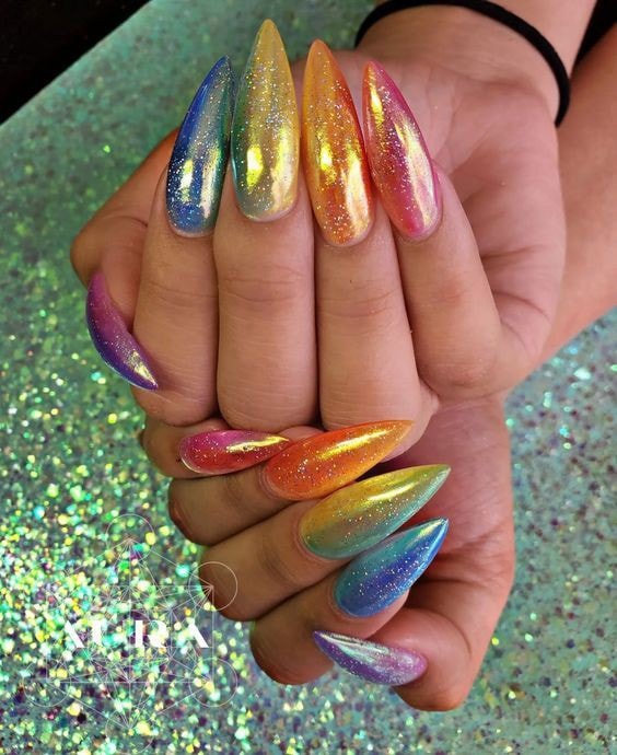 πβ¨ Dazzle with DIY Rainbow Glitter Nails: Sparkle & Shine! 25 πβ¨ Dazzle with DIY Rainbow Glitter Nails: Sparkle & Shine!