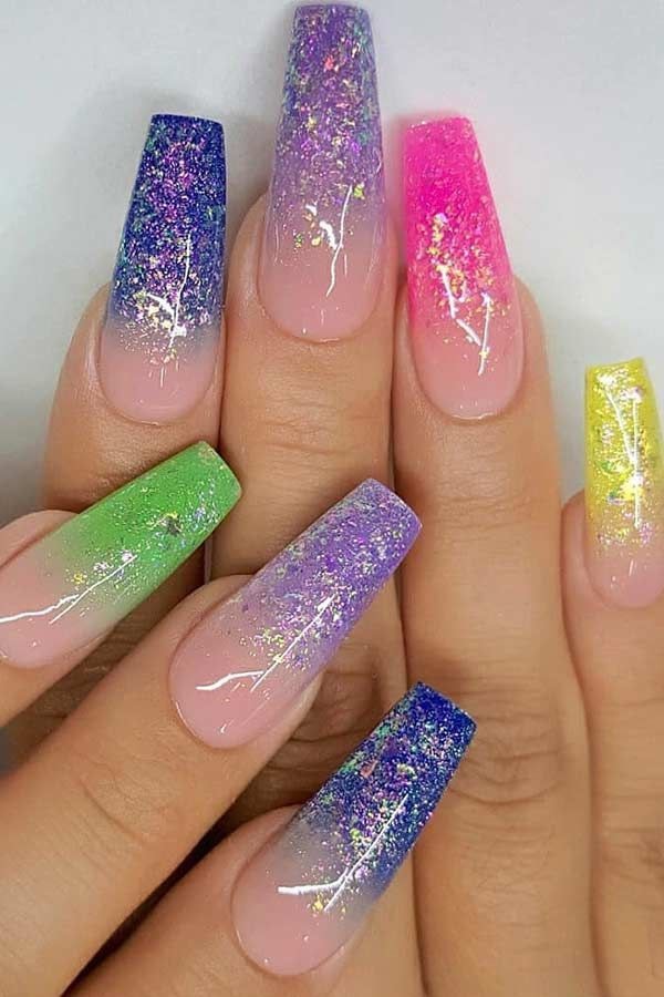 πβ¨ Dazzle with DIY Rainbow Glitter Nails: Sparkle & Shine! 24 πβ¨ Dazzle with DIY Rainbow Glitter Nails: Sparkle & Shine!
