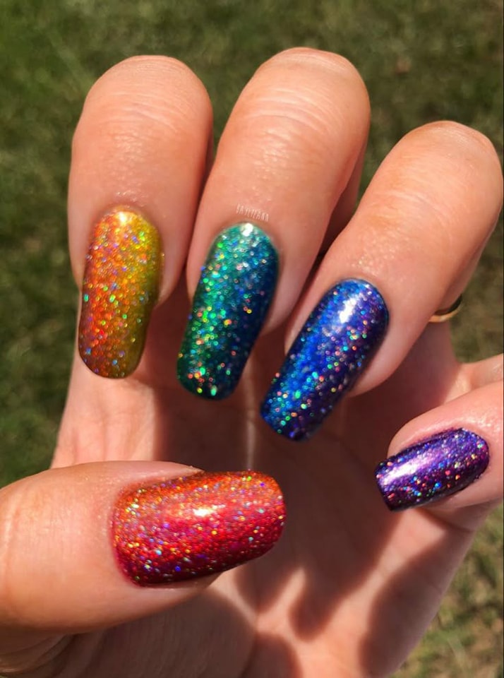πβ¨ Dazzle with DIY Rainbow Glitter Nails: Sparkle & Shine! 52 πβ¨ Dazzle with DIY Rainbow Glitter Nails: Sparkle & Shine!