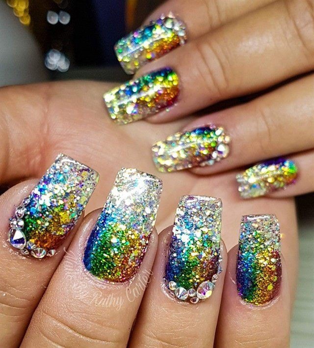 πβ¨ Dazzle with DIY Rainbow Glitter Nails: Sparkle & Shine! 49 πβ¨ Dazzle with DIY Rainbow Glitter Nails: Sparkle & Shine!