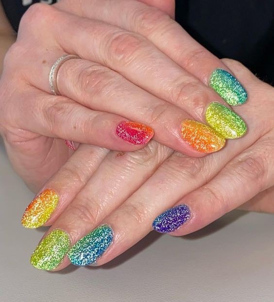 πβ¨ Dazzle with DIY Rainbow Glitter Nails: Sparkle & Shine! 57 πβ¨ Dazzle with DIY Rainbow Glitter Nails: Sparkle & Shine!